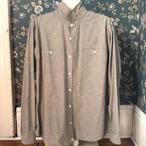 Lands End Canvas line button down shirt. Size large